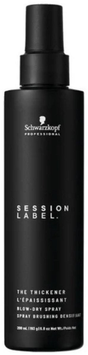 Schwarzkopf Session Label The Thickener föhnspray 200 ml