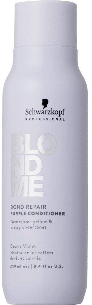 Schwarzkopf BlondMe Bond Repair Purple Conditioner 250 ml