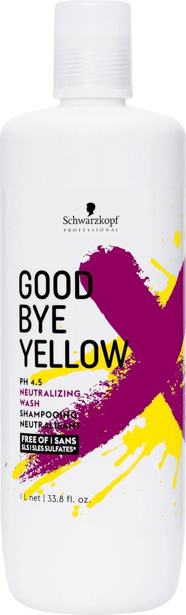 Schwarzkopf Goodbye Yellow Neutralizing Wash 1000 ml