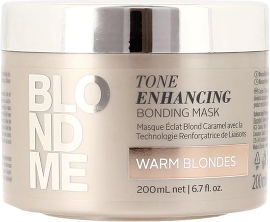 BlondMe Tone Enhancing Bonding Mask Warm Blondes 200 ml