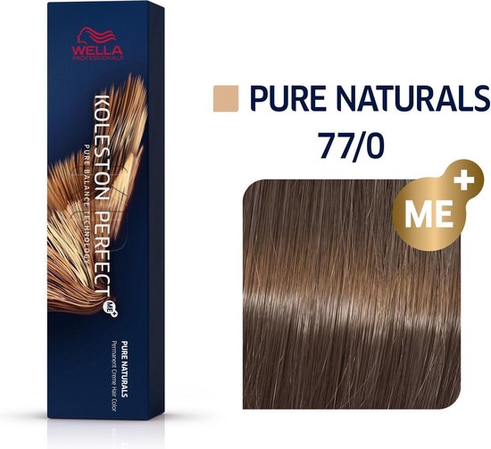 Wella Koleston Perfect ME+ 77/0 Middenblond intens Natuur 60 ml