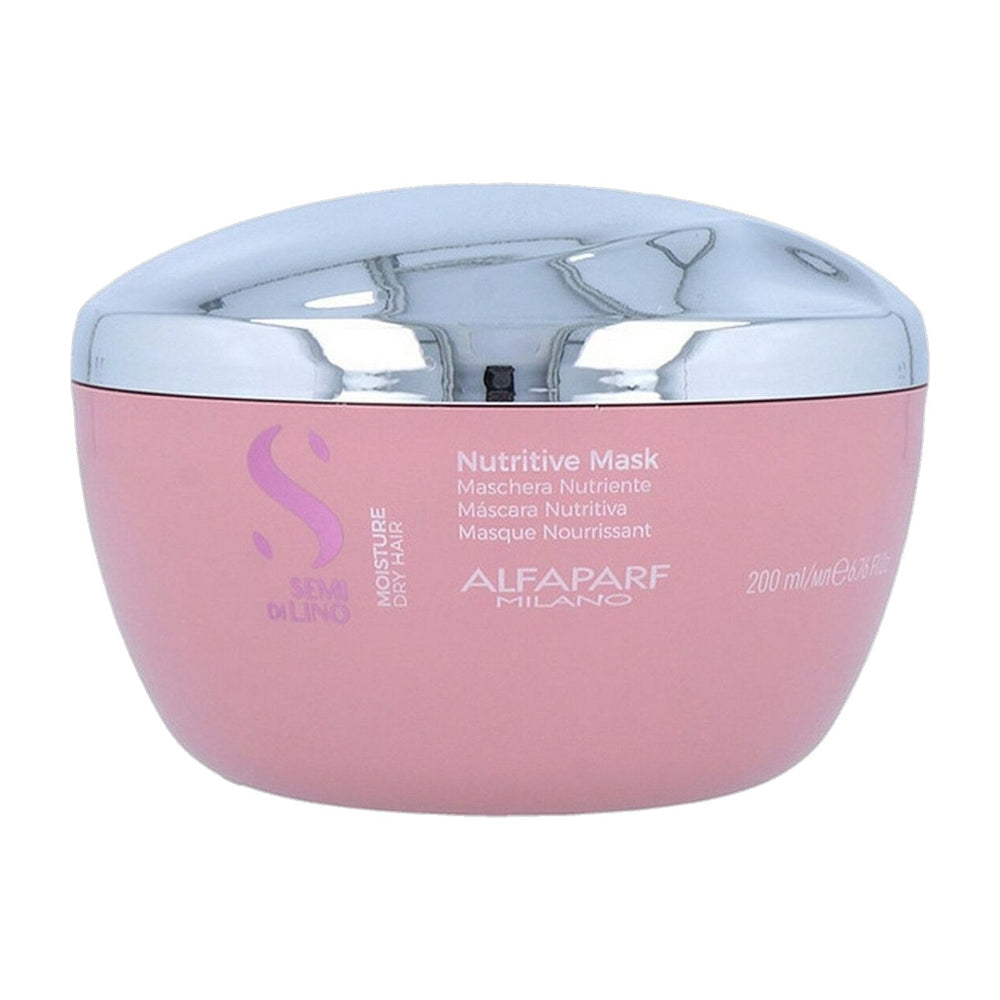 Alfaparf Milano Semi Di Lino Moisture Nutritive Mask, kleurrijk, 200 milliliter