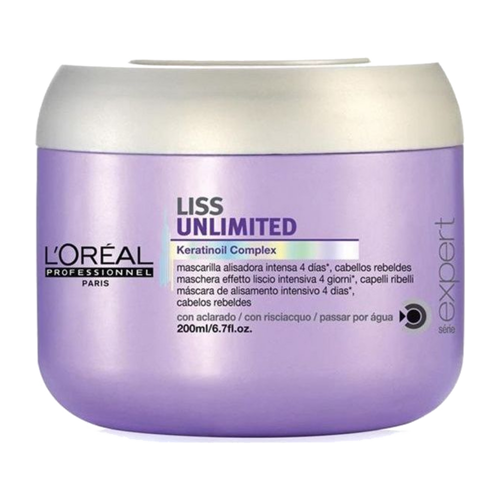 L'oreal expert liss unlimited mask cosmetic women 200ml mask for smoothing unruly Hair