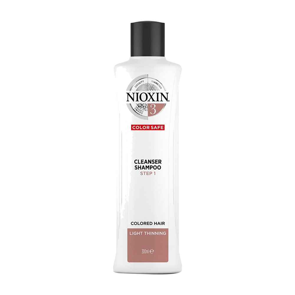 Nioxin System 3 Cleanser 300ml - Normale shampoo vrouwen - Voor Alle haartypes