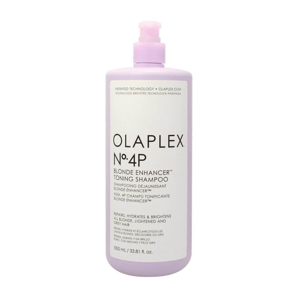 Olaplex No.4P Blonde Enhancer Toning Shampoo 1L - Zilvershampoo vrouwen - Voor Alle haartypes - 1000 ml - Zilvershampoo vrouwen - Voor Alle haartypes