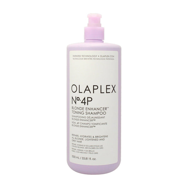 Olaplex No.4P Blonde Enhancer Toning Shampoo 1L - Zilvershampoo vrouwen - Voor Alle haartypes - 1000 ml - Zilvershampoo vrouwen - Voor Alle haartypes