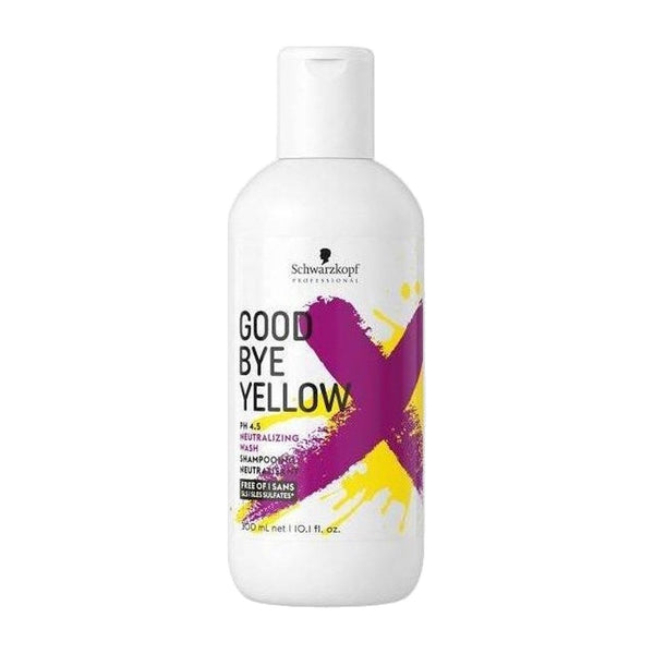 Schwarzkopf Professional Goodbye Yellow shampoo die gele tonen neutraliseert voor Gekleurd en Highlighted Haar 300 ml