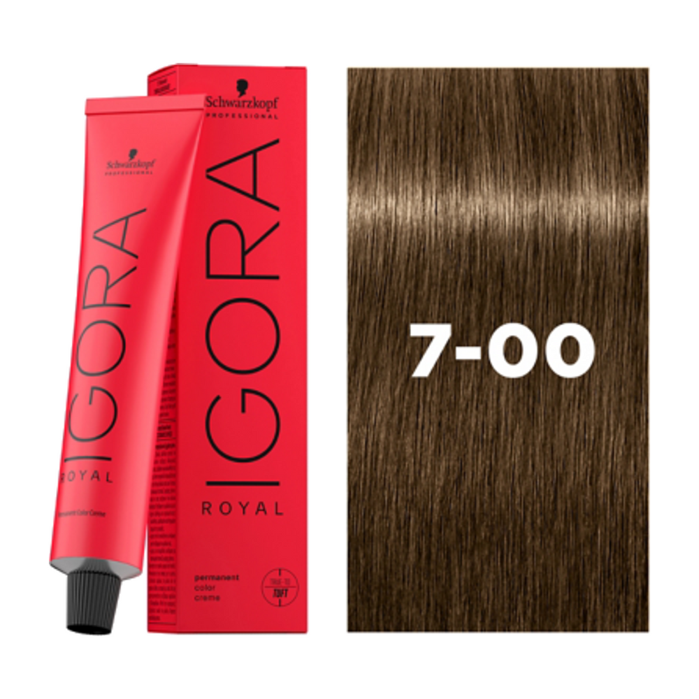 Schwarzkopf Igora Royal 7-00 Middenblond Natuur intens 60 ml