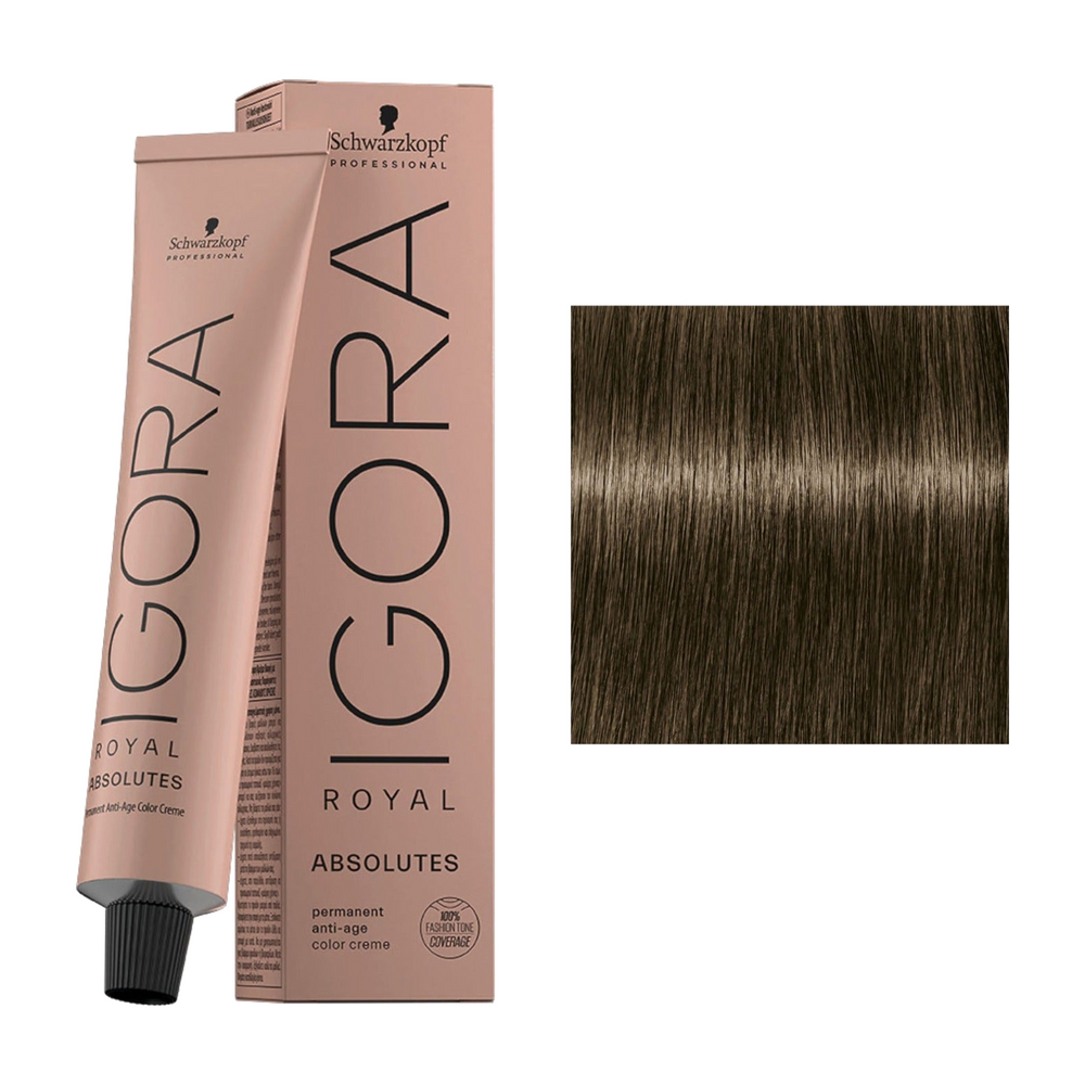 Schwarzkopf Igora Royal Absolutes 7-10 Middenblond Cendré Natuur 60 ml