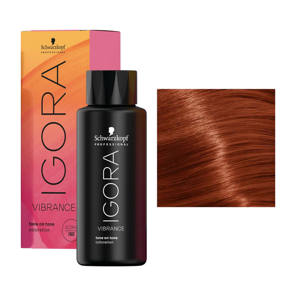 Schwarzkopf Igora Vibrance 6-78 Donkerblond Koper Rood 60 ml