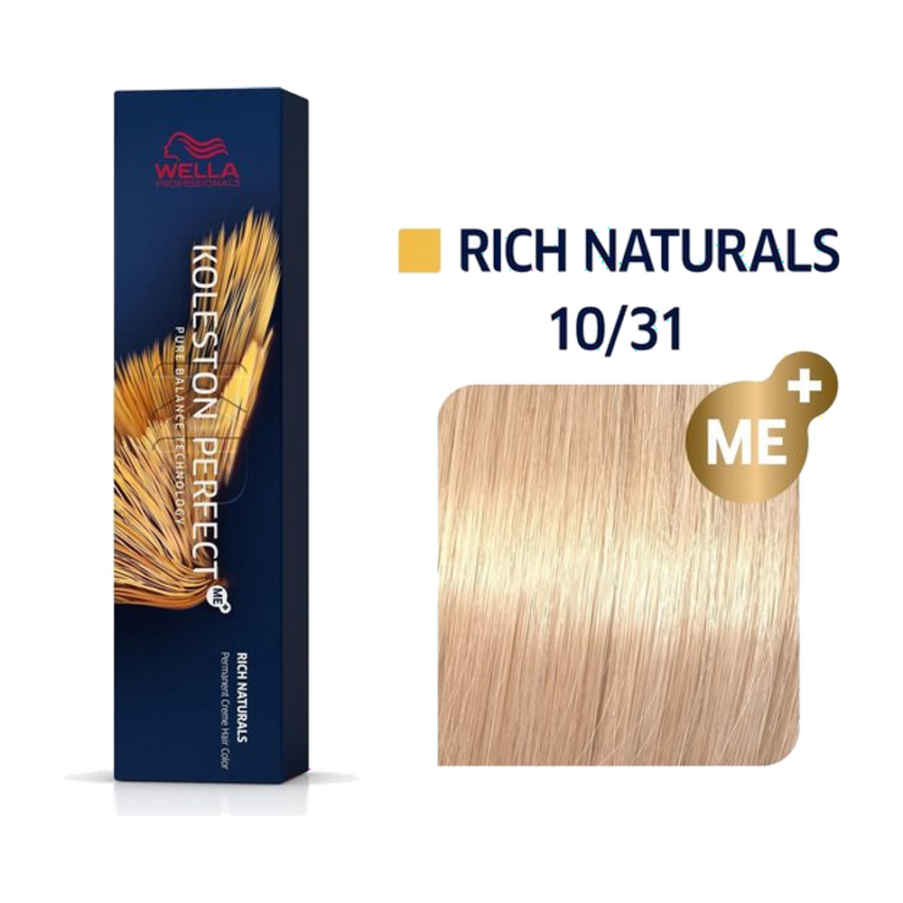 Wella Koleston Perfect ME+ 10/31 Extra lichtblond Goud As 60 ml