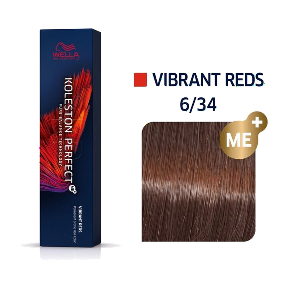 Wella Koleston Perfect ME+ 6/34 Donkerblond Goud Rood 60 ml