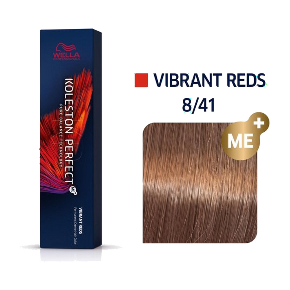 Wella Koleston Perfect ME+ 8/41 Lichtblond Rood As 60 ml