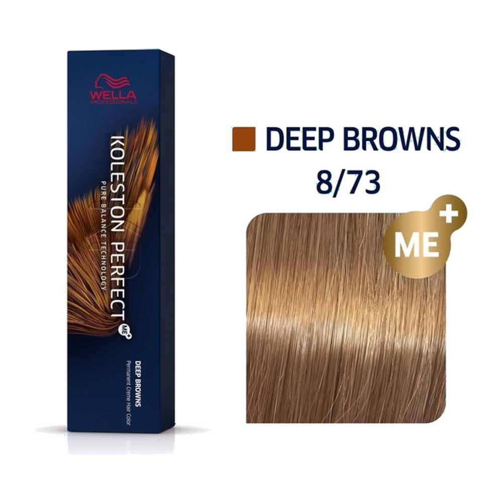 Wella Koleston Perfect ME+ 8/73 Lichtblond Bruin Goud 60 ml