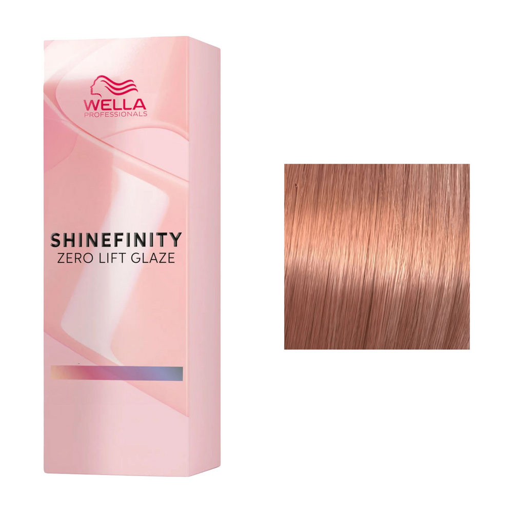 Wella Shinefinity Zero Lift Glaze 07/34 Middenblond Goud Rood 60 ml