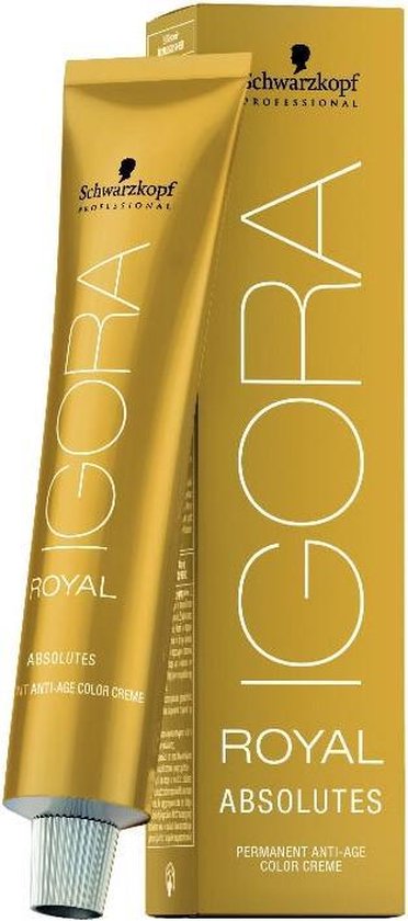 Schwarzkopf Igora Royal Absolutes 9-140 Zeer lichtblond Cendré Beige 60 ml