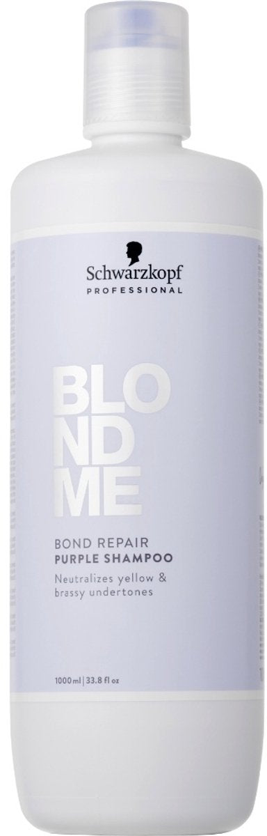 Schwarzkopf BlondMe Bond Repair Purple Shampoo 1000 ml
