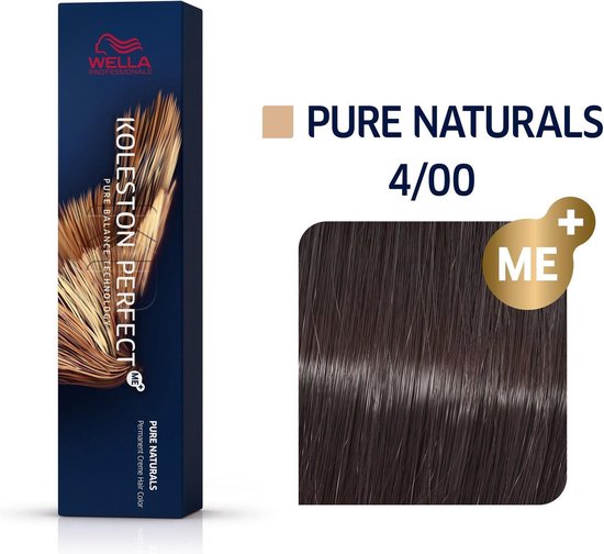 Wella Koleston Perfect ME+ 4/00 Middenbruin Natuur intens 60 ml