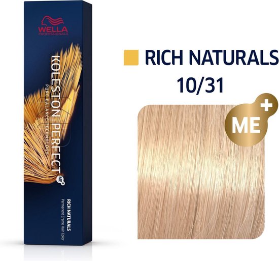 Wella Koleston Perfect ME+ 10/31 Extra lichtblond Goud As 60 ml