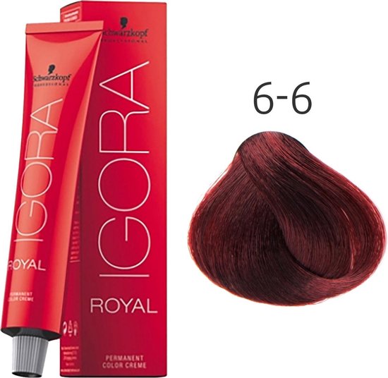 Schwarzkopf Igora Royal 6-6 Donkerblond Chocolade 60 ml