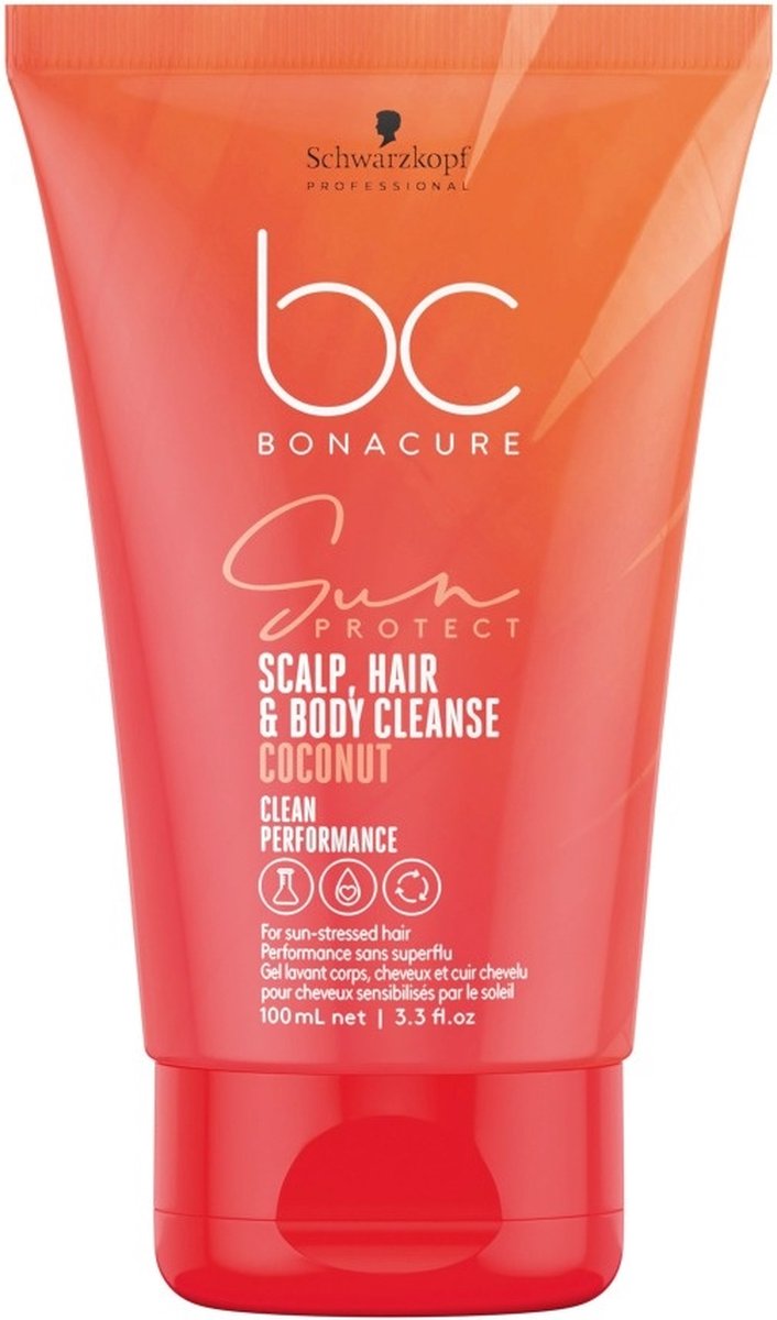 Schwarzkopf BC Bonacure Sun Protect Scalp, Hair & Body Cleanse 100 ml
