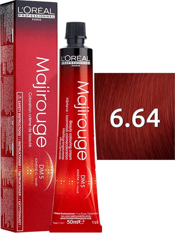 L'Oréal Professionnel Majirouge 6.64 50 ml