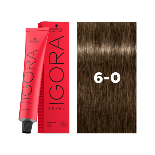Schwarzkopf Igora Royal 6-0 Donkerblond Natuur 60 ml