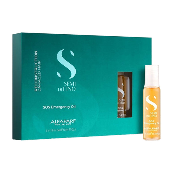 Herstellende haarbehandeling Alfaparf Milano Semi Di Lino (6 x 13 ml)