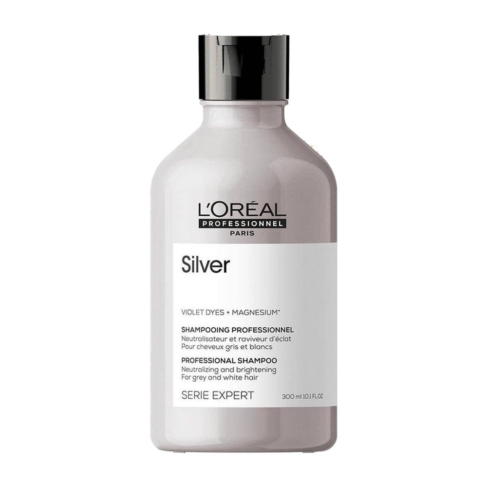 L’Oréal Professionnel Silver Shampoo – Zilvershampoo voor wit en grijs haar – Serie Expert – 300 ml
