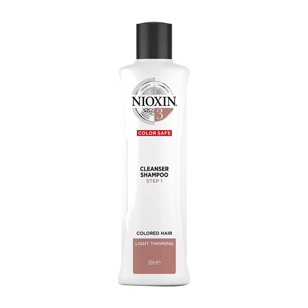 Nioxin System 3 Cleanser 300ml - Normale shampoo vrouwen - Voor Alle haartypes