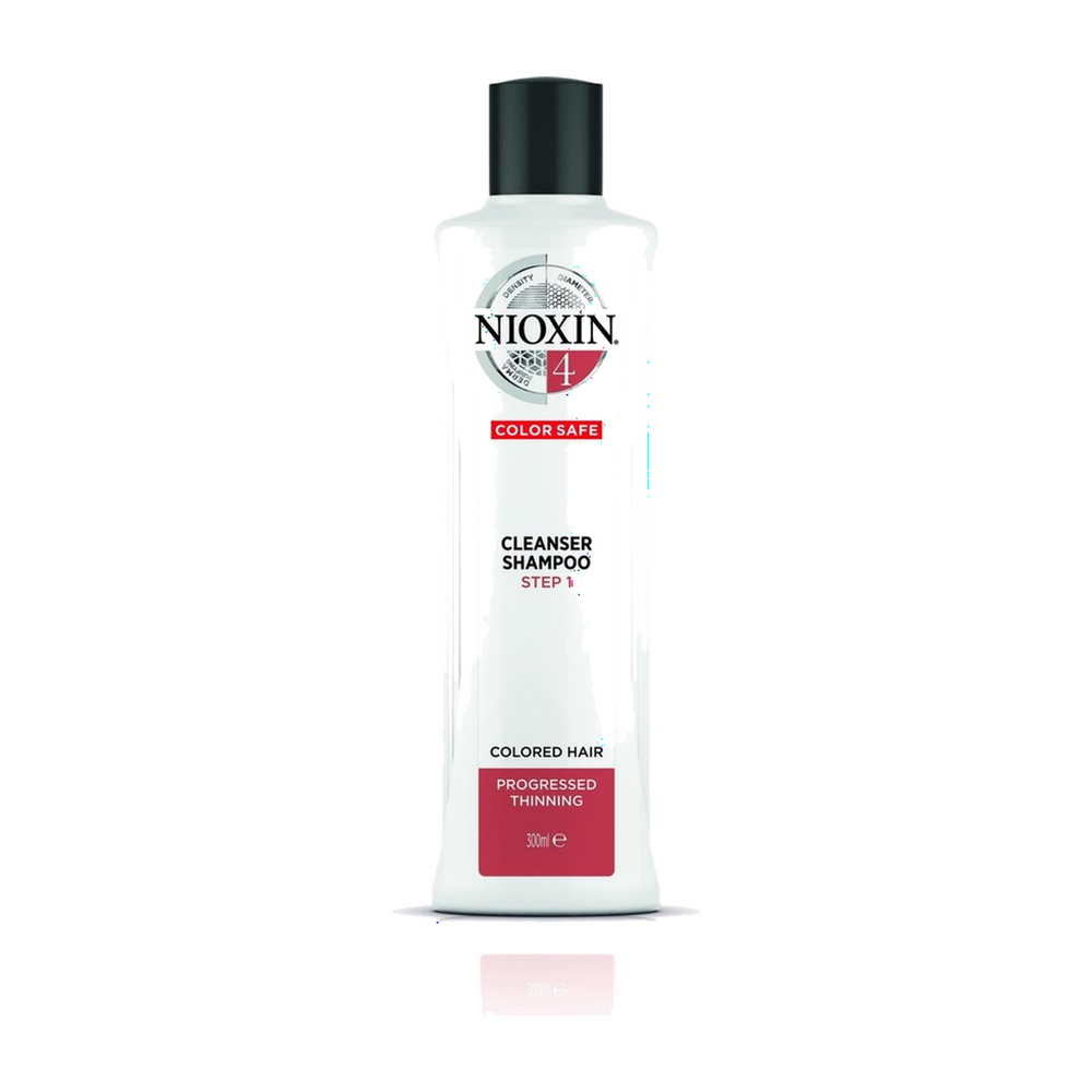 Nioxin System 4 Cleanser 300ml - Normale shampoo vrouwen - Voor Alle haartypes
