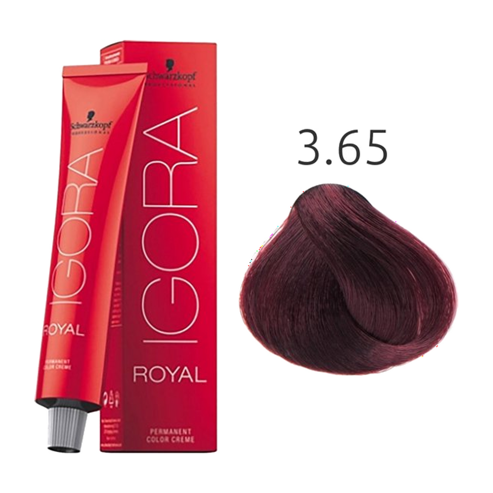 Schwarzkopf Igora Royal 3-65 Donkerbruin Chocolade Goud 60 ml