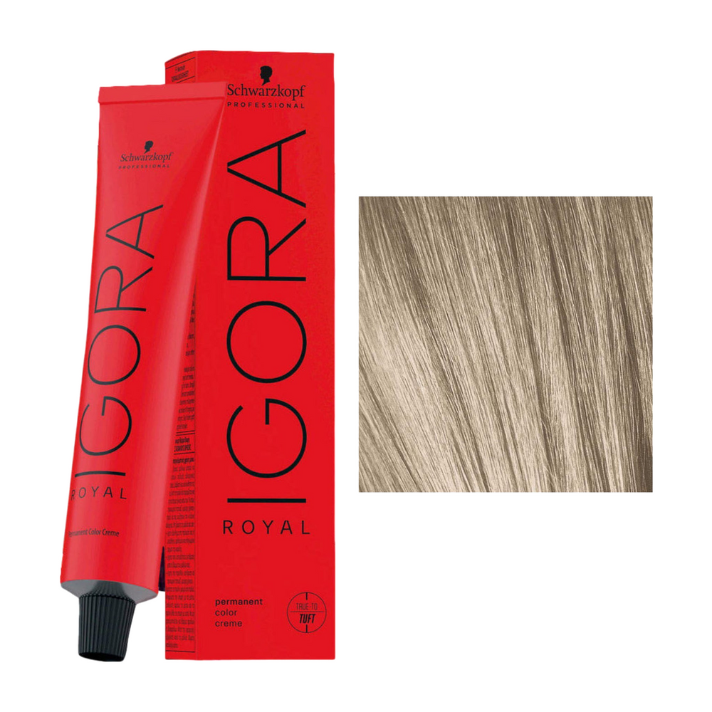 Schwarzkopf Igora Royal 9-1 Zeer lichtblond Cendré 60 ml