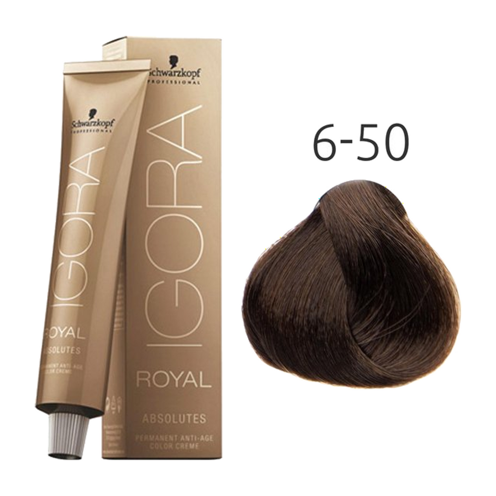 Schwarzkopf Igora Royal Absolutes 6-50 Donkerblond Goud Natuur 60 ml