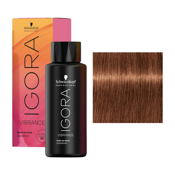 Schwarzkopf Igora Vibrance 7-57 Middenblond Goud Koper 60 ml