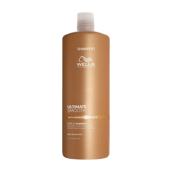 Wella Professionals Ultimate Smooth Shampoo - voor Droog & Pluizig Haar - 1000 ml